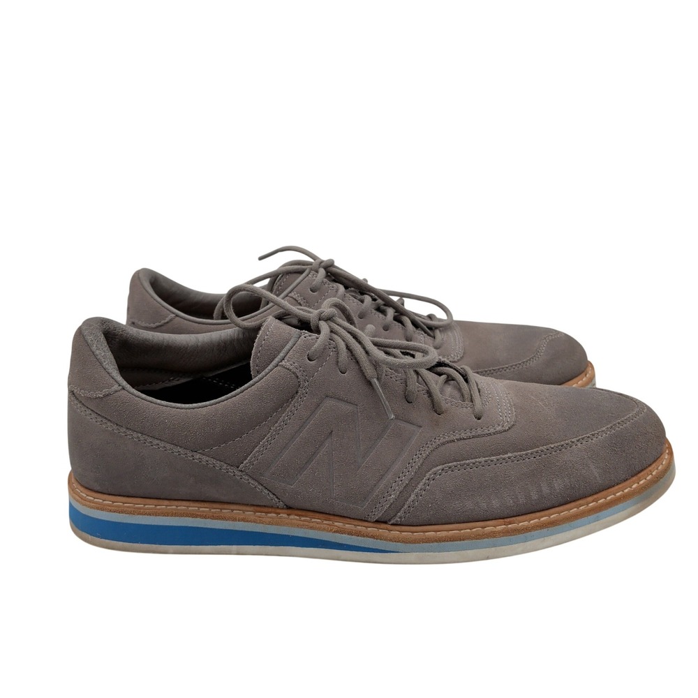 New Balance 1100 MD1100GY Mens 8.5 Grey Suede Casual Oxford Sneaker Hybrid Shoes